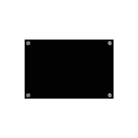 Akrylskylt svart 30 cm x 20 cm - Flexbox